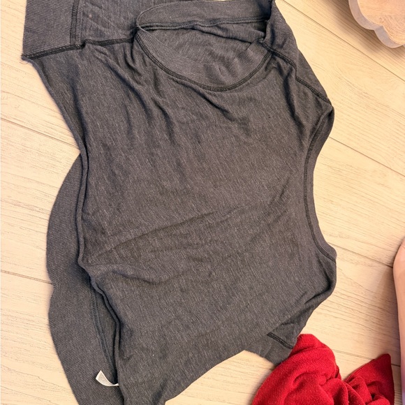 free people movement Tops - FP Movement by Free People Gray Crop Top